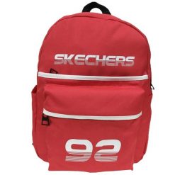 Plecak unisex Skechers Downtown Backpack pojemność 20 L. Czerwone plecaki Skechers, bez wzorów. Za 73.99 zł.