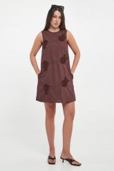 Sukienka mini Barca MARELLA. Sukienki damskie Marella, bez wzorów, bez ramiączek. Za 1,249.00 zł.