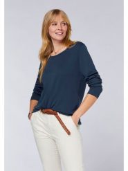 Polo Sylt Koszulka w kolorze granatowym rozmiar: L. Niebieskie koszulki damskie Polo Sylt, l, bez wzorów, z bawełny, bez kołnierzyka, bez ramiączek. Za 88.02 zł.