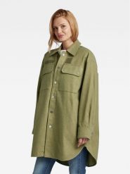 G-Star Raw Kurtka przejściowa D23023-C838-B212 Zielony Oversize. Zielone kurtki damskie G-Star, m, bez wzorów, z bawełny, bez kaptura. Za 836.99 zł.