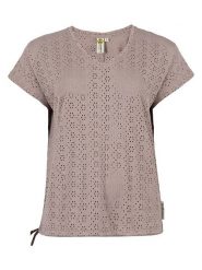 Roadsign Koszulka w kolorze jasnobrązowym rozmiar: XL. Brązowe bluzki damskie Roadsign, xl, bez wzorów, bez kołnierzyka, bez ramiączek. Za 56.99 zł.