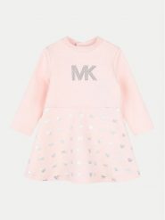 MICHAEL KORS KIDS Sukienka codzienna R30127 Różowy Regular Fit. Czerwone sukienki dziewczęce MICHAEL KORS KIDS, bez wzorów, z syntetyku. Za 199.99 zł.