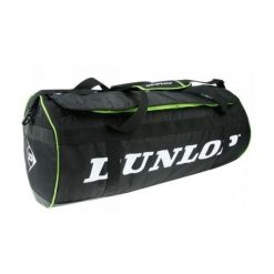 Torba sportowa Dunlop Biomimetic Large Holdall. Czarne torby podróżne Dunlop, bez wzorów, z materiału, duże. Za 219.99 zł.