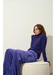 AUTHENTIC CASHMERE Kaszmirowy golf "Bise" w kolorze fioletowym rozmiar: XXL. Różowe golfy damskie AUTHENTIC CASHMERE, xxl, bez wzorów, z kaszmiru, bez ramiączek. Za 332.24 zł.