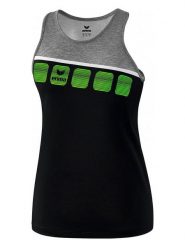 Erima Top sportowy "5-C" w kolorze czarno-szarym rozmiar: 128. Czarne koszulki sportowe damskie Erima, bez wzorów, z materiału, bez ramiączek, outdoorowe. Za 43.47 zł.