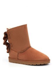 ISLAND BOOT Botki zimowe "Bowie" w kolorze jasnobrązowym rozmiar: 38. Brązowe botki damskie Island Boot, na zimę, z materiału, bez obcasa, bez zapięcia. Za 131.74 zł.