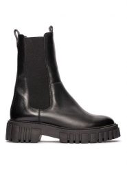 Clarks Skórzane sztyblety "Page" w kolorze czarnym rozmiar: 41. Czarne botki damskie Clarks, bez zapięcia. Za 307.46 zł.