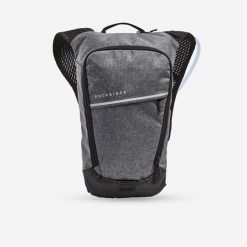 Plecak z bukłakiem na rower MTB Rockrider Expl 4 l / 1 l wody. Czarne plecaki ROCKRIDER, bez wzorów, z materiału. W wyprzedaży za 89.99 zł.