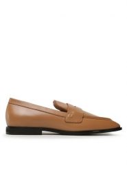 Gino Rossi Lordsy PENELOPE-01 Brązowy. Brązowe półbuty damskie Gino Rossi, bez wzorów, ze skóry, bez obcasa, bez zapięcia. Za 219.99 zł.