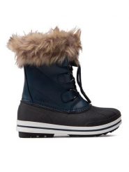 CMP Śniegowce Kids Anthilan Snow Wp 30Q4594 Granatowy. Niebieskie buty zimowe chłopięce CMP, ze skóry, bez zapięcia. Za 329.99 zł.