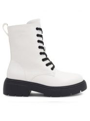 Jenny Fairy Trapery KARINE WS6167-03 Biały. Białe trapery damskie Jenny Fairy, z syntetyku, bez zapięcia. Za 119.99 zł.