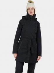 Płaszcz Przeciwdeszczowy Damski Fundango Charlotte. Brązowe płaszcze damskie FUNDANGO, m, z aplikacjami, z materiału, bez kaptura. Za 479.00 zł.