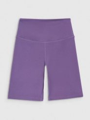 4F Szorty sportowe w kolorze fioletowym rozmiar: L. Różowe spodenki sportowe damskie 4F, l, bez wzorów, z materiału, outdoorowe. Za 82.83 zł.