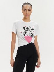 ONLY T-Shirt Mickey 15317991 Biały Regular Fit. Białe t-shirty damskie Only, s, bez wzorów, z bawełny, bez kołnierzyka. Za 59.99 zł.