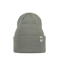Czapka BUFF KNITTED BEANIE LILON. Zielone czapki damskie Buff, bez wzorów, z materiału. Za 94.99 zł.