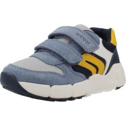 Buty GEOX B FLEXYPER MINI Niebieski. Niebieskie obuwie trekkingowe damskie Geox, ze skóry, bez zapięcia. Za 218.99 zł.