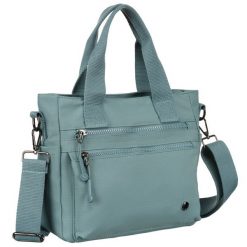 Shopperka damska Peterson PTN CSM-07 niebieska. Niebieskie torebki klasyczne damskie Peterson, bez dodatków. Za 89.99 zł.