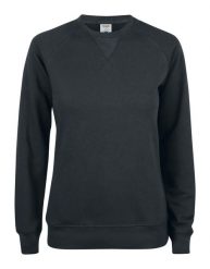 Clique Premium OC Roundneck Women – damska bluza z okrągłym dekoltem, bawełna. Czarne bluzy damskie CLIQUE, s, bez wzorów, z bawełny, bez kaptura. Za 233.08 zł.