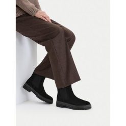 Sztyblety Lasocki. Czarne botki damskie Lasocki, bez obcasa, na płaskiej podeszwie, bez zapięcia. Za 249.99 zł.