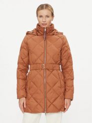 Tommy Hilfiger Płaszcz zimowy Elevated WW0WW40326 Brązowy Regular Fit. Brązowe kurtki damskie Tommy Hilfiger, na zimę, xs, bez wzorów, z syntetyku, bez kaptura. Za 1,189.00 zł.