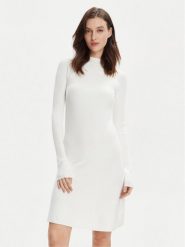 Max Mara Leisure Sukienka dzianinowa Pireo 2416321017 Biały Regular Fit. Białe sukienki damskie Max Mara Leisure, bez wzorów, z dzianiny, bez ramiączek. Za 609.99 zł.