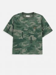 Coccodrillo T-Shirt WC4143203NAK Zielony Regular Fit. Zielone t-shirty i koszulki chłopięce COCCODRILLO, bez wzorów, z bawełny, bez kołnierzyka, bez ramiączek. Za 39.99 zł.