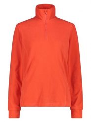 CMP Bluza polarowa w kolorze czerwonym rozmiar: 46. Czerwone bluzy damskie CMP, bez wzorów, z materiału, bez kaptura. Za 65.85 zł.