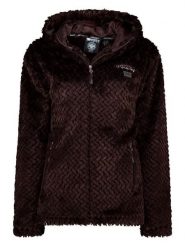 Geographical Norway Kurtka polarowa "Tredouce" w kolorze brązowym rozmiar: XL. Brązowe kurtki damskie Geographical Norway, xl, bez wzorów, z polaru, bez kaptura. Za 138.87 zł.