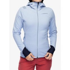 Bluza polarowa damska La Sportiva Bristen Thermal Hoody. Niebieskie bluzy damskie La Sportiva, xs, bez wzorów, z polaru, bez kaptura. Za 807.99 zł.