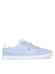 Tommy Hilfiger Sneakersy Th Chic Low Vulc FW0FW09391 Niebieski jasny. Niebieskie obuwie sportowe damskie Tommy Hilfiger, ze skóry, bez zapięcia. Za 409.99 zł.