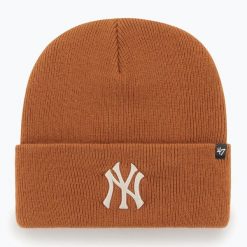 Czapka zimowa 47 Brand MLB New York Yankees Haymaker. Brązowe czapki damskie 47 Brand, na zimę, bez wzorów. Za 88.99 zł.