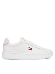 Tommy Jeans Sneakersy Archive '98 EN0EN03146 Biały. Białe obuwie sportowe damskie Tommy Jeans, z jeansu, bez zapięcia. Za 409.99 zł.
