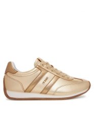 Guess Sneakersy FLTSAP LEM12 Złoty. Żółte obuwie sportowe damskie Guess, ze skóry, bez zapięcia. Za 309.99 zł.