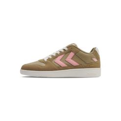Sneakersy damskie Hummel St. Power Play SP. Brązowe obuwie sportowe casual damskie Hummel, bez zapięcia. Za 285.00 zł.
