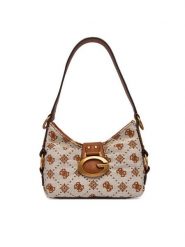 Guess Torebka Camden Mini HWJB93 08720 Brązowy. Brązowe torebki klasyczne damskie Guess, z materiału, bez dodatków. Za 589.99 zł.