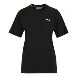 T-shirt Damski Biendorf. Czarne t-shirty damskie Fila, bez wzorów, bez kołnierzyka. Za 118.99 zł.