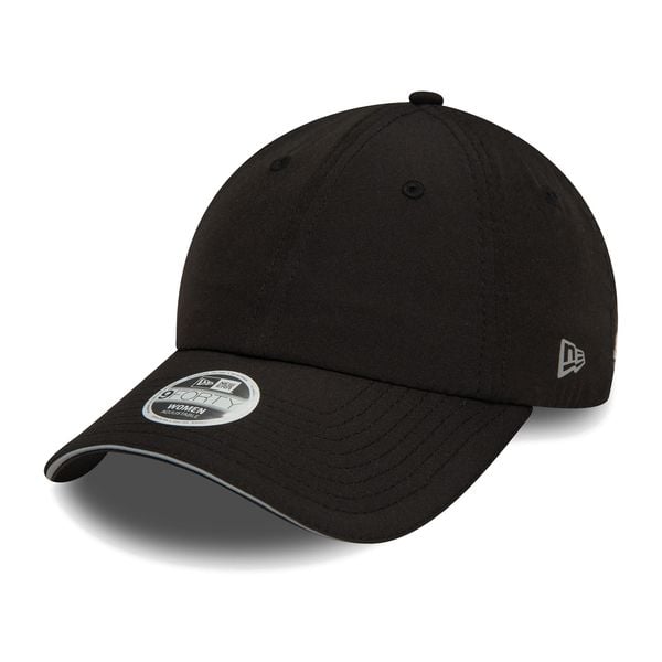 Czapka z daszkiem damska New Era Open Back Cap. Czarne czapki z daszkiem damskie New Era, na wiosnę, bez wzorów. Za 109.99 zł.