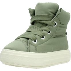 Buty CONVERSE CHUCK TAYLOR ALL STAR ELEMENTS BOOT HI Zielony. Zielone obuwie trekkingowe damskie Converse, z materiału, bez zapięcia. Za 484.25 zł.