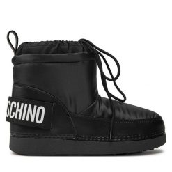 Śniegowce LOVE MOSCHINO. Czarne śniegowce damskie Love Moschino. Za 739.99 zł.