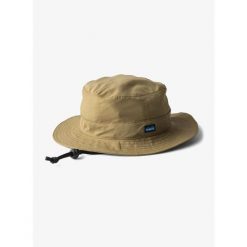 Kapelusz turystyczny Kavu Synthetic Strap Bucket. Brązowe kapelusze damskie KAVU, bez wzorów, sportowe. Za 234.10 zł.
