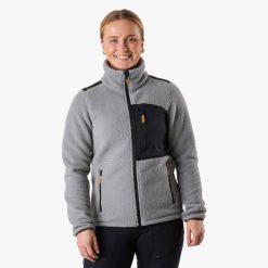 Bluza polarowa turystyka damska Swedemount Nordkap Pile Jacket wodoodporna. Czarne bluzy damskie SWEDEMOUNT, na zimę, bez wzorów, z polaru, bez kaptura. Za 399.99 zł.