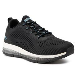 Buty na co dzień na trening damskie SKECHERS BOBS GAMMA siateczka. Czarne obuwie sportowe damskie Skechers, bez zapięcia, na fitness i siłownię, Skechers Sport. Za 243.00 zł.