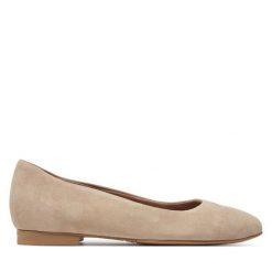 Baleriny Tamaris. Brązowe balerinki damskie Tamaris, bez wzorów. Za 229.99 zł.