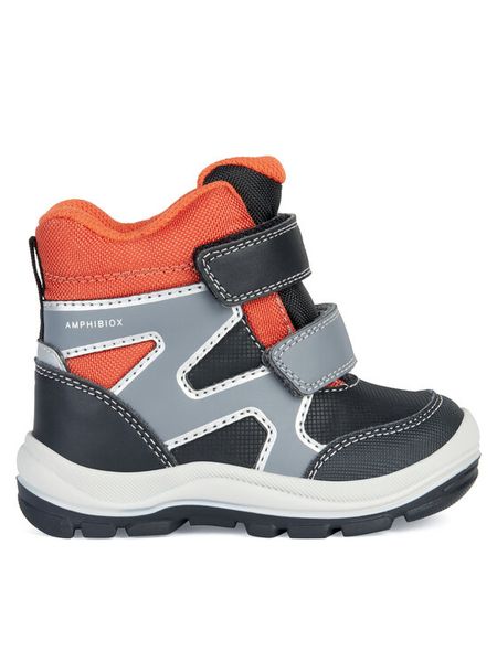 Geox Śniegowce B Flanfil Boy B Abx B263VD 0CEFU C0038 M Czarny. Czarne buty zimowe chłopięce Geox, ze skóry, bez zapięcia. Za 239.99 zł.