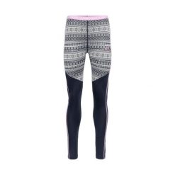 Damskie legginsy Kari Traa Mina. Niebieskie legginsy damskie Kari Traa, bez wzorów. Za 389.00 zł.