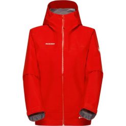 Kurtka z membraną damska Mammut Crater Light HS Hooded Jacket. Czerwone kurtki damskie Mammut, m, bez wzorów, bez kaptura. Za 1,637.99 zł.