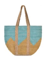 BLE Shopper bag w kolorze turkusowo-pomarańczowym - 40 x 31 cm rozmiar: onesize. Pomarańczowe shopper bag BLE, bez wzorów, z materiału, na ramię, bez dodatków. Za 79.45 zł.