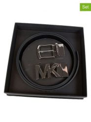 Michael Kors 3-częściowy zestaw w kolorze czarnym rozmiar: onesize. Czarne paski damskie Michael Kors, bez wzorów, z materiału. Za 446.45 zł.