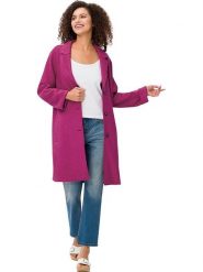Heine Płaszcz przejściowy w kolorze różowym rozmiar: 40. Różowe płaszcze damskie Heine, bez wzorów, z wełny, bez kaptura. Za 188.40 zł.