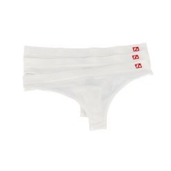 US-001 String - Stringi, Zestaw 3, Biały. Białe stringi BARNETT, bez wzorów, z elastanu. Za 108.56 zł.